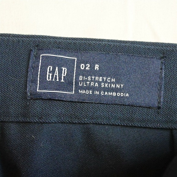 Gap 2 Navy Blue Bi-Stretch Skinny Dress Pants - Picture 2 of 3